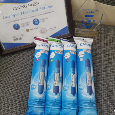 Combo 9 lõi lọc nước Karofi chính hãng dùng cho máy lọc nước Karofi O-i229/U - Hàng chính hãng