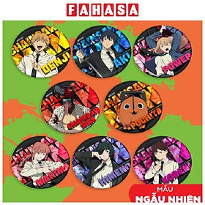 Huy Hiệu Chainsaw Man - Sunrisepop CMAC024 (Mẫu Sản Phẩm Giao Ngẫu Nhiên)