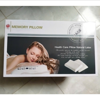 Gối cao su non Memory Foam Pillow công nghệ Nhật Bản -HT SYS- Giúp Ngủ Nhanh - Chống thoái hoá đốt sống cổ - [ Hàng Nhập Khẩu ]