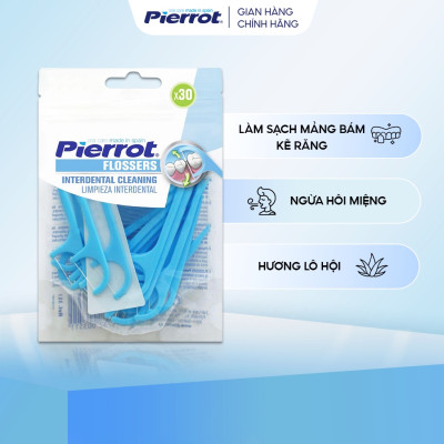 [ Mua 3 tặng 1 ] Chỉ kẽ răng PIERROT FLOSSERS tiệt trùng giúp làm sạch kẽ răng