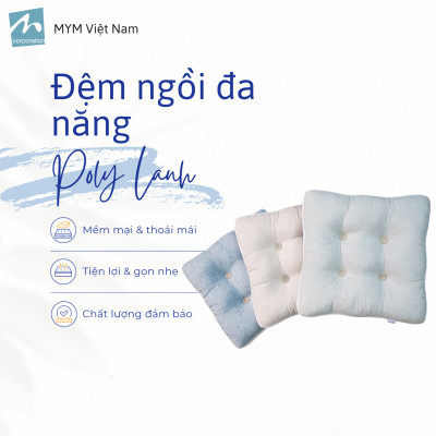 Đệm Ngồi Đa Năng MYM Đàn Hồi, Thoáng Khí Chống Đau Mỏi Ê Mông (Mẫu Ngẫu Nhiên)