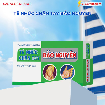 Thực phẩm bảo vệ sức khỏe Tê nhức chân tay Bảo Nguyên 30 viên