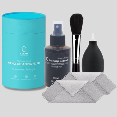 5in1 Bộ vệ sinh Laptop Macbook , Máy ảnh Cao Cấp 5 Trong 1 Bộ Vệ Sinh Màn Hình , Vỏ Ngoài , Bàn Phím Dành Cho Lens Camera Có Dung Dịch Khăn Lau , Chổi Quét , Bóng Thổi Bụi Đa Năng cho iPhone / iPad / Smartphone Smartwatch Tivi Fullbox – Hàng Nhập Khẩu 