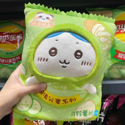 Chiikawa snack bag gấu bông COSPLAY gói Bimbim hài hước vô tri khoai tây chiên túi Usagi búp bê
