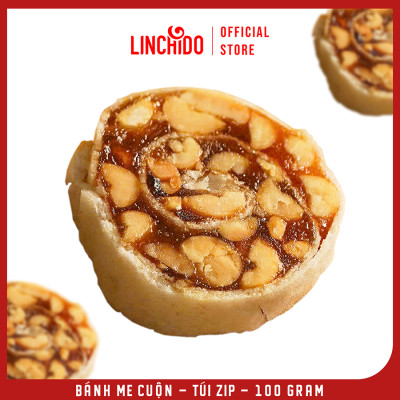 Bánh Me Cuộn - Đặc Sản Đồng Tháp - Túi Zip 100 Gram