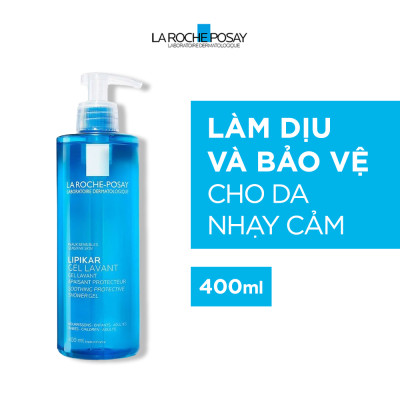 Gel tắm làm sạch làm dịu và bảo vệ da nhạy cảm La Roche-Posay Lipikar Lavant Shower Gel 400ml