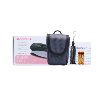 Máy đo nồng độ oxy máu SPO2 và nhịp tim, chỉ số PI Jumper JPD-500D (Chứng nhận FDA hoa kỳ + xuất USA)
