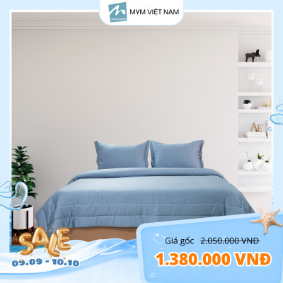 Chăn Chần Gòn Lụa Tencel Cao Cấp Size Từ 1m8x2m Đến 2mx2m2 MYM Màu Trơn Bốn Mùa Thoáng Mát