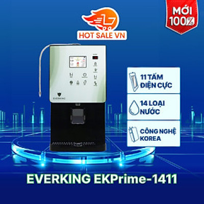 Máy Lọc Nước Điện Giải iON Kiềm EVERKING EKPrime-1411 - Hàng Chính Hãng