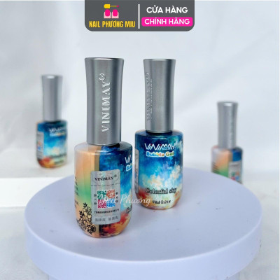 Top Loang Vinimay Cao Cấp Chai 15ml Làm Nail, Sơn Gel Tạo Hiệu Ứng Mây Nước 3D Cho Móng Đẹp Lung Linh