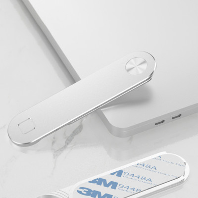 Giá kệ đỡ điện thoại từ tính gắn laptop điều chỉnh nhiều góc độ hợp kim nhôm siêu mỏng gọn nhẹ K9 - Hàng chính hãng