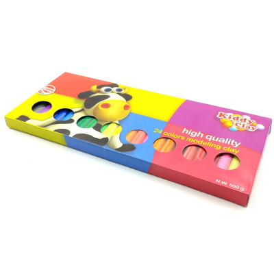 Sáp Nặn Thủ Công 24 Màu Kiddy Clay BX - 500 - 24