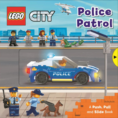 Sách ngoại văn: LEGO City. Police Patrol: A Push, Pull And Slide Book
