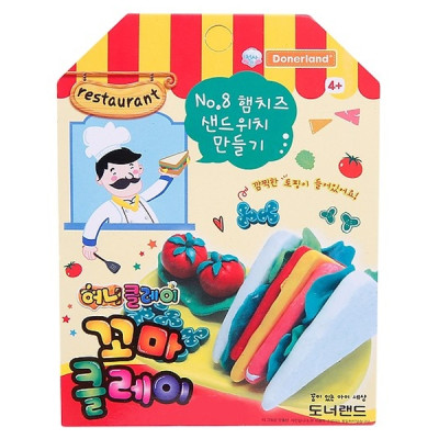 Hộp Đất Sét Học Tập Nhẹ 4 Màu DonerLand LA02028 (32g)