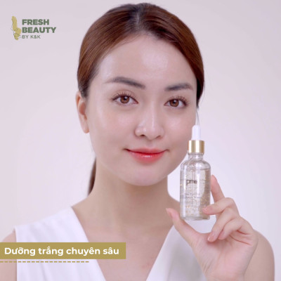 Tế bào gốc Pime Feel Up Ampoule White chứa tinh chất dưỡng trắng da, hỗ trợ giảm nám sạm, tàn nhang 50ml