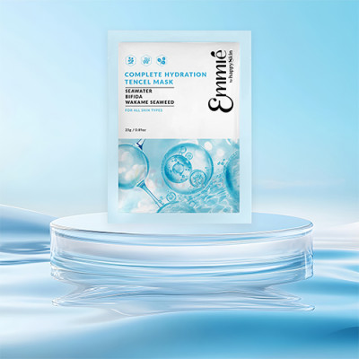 Mặt nạ vải sinh học Emmié By Happyskin Complete Hydration Tencel Mask (1 miếng/5 miếng) - Hàng chính hãng