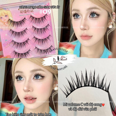 Lông Mi Giả 3d Mjsp Mềm Mại Thoải Mái Phong Cách Âu Mỹ Tự Nhiên
