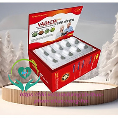 ￼Viên Tiểu Đêm  Vadelta gold  Vinaphar Hộp 30 viên – Giúp bổ thận, ấm bàng quang, tăng cường thải độc qua thận