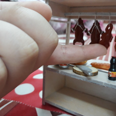 MÔ HÌNH TỰ LẮP RÁP DIY SÀI GÒN THU NHỎ - XE BÁNH MÌ HEO QUAY - HR12