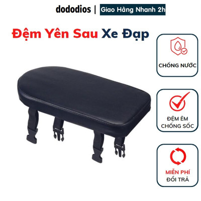 Đệm lót yên sau xe đạp dododios êm ái bền đẹp đa năng không thấm nước, có quai thích hợp mọi dòng xe