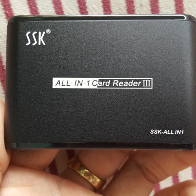 Đầu đọc thẻ nhớ All In One SSK Hộp Sắt (Đọc tất cả các loại thẻ) - Hàng Nhập Khẩu