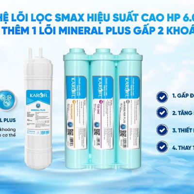 Máy lọc nước nóng lạnh RO Mỹ 11 lõi Karofi KAD-D66S - Giao trước lắp sau miễn phí toàn quốc - Bảo hành 36 tháng - Hàng chính hãng