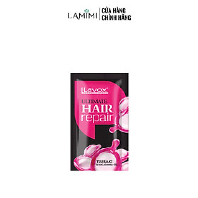 Hấp Dầu Phục Hồi Tóc tinh dầu Hoa Trà Đỏ & Macadamia Oil Lavox