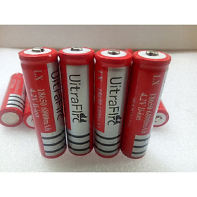 Pin sạc 4.2V 18650 đầu lồi,dung lượng 6800mAh dùng cho Sạc Dự Phòng, Đèn Pin, Micro Karaoke, Quạt Mini, Đồ Chơi, Cell Laptop, Đèn Pin, Mic, Đèn Laze và các thiết bị điện tử khác - Hàng chính hãng