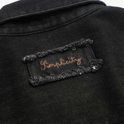 Áo sơ mi denim nam nhãn trang trí loose - RT 10S25DSH003 | ROUTINE CÀ MAU