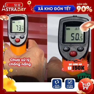 [1 Kg] Sơn Chống Nóng Taiko CN01 / Chống Nóng Hoàn Hảo Cho Tường Nhà, Mái Tôn, Tấm Lợp Fibro Xi Măng