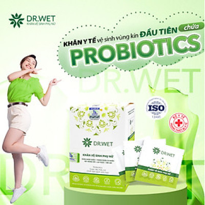 KHĂN Y TẾ VỆ SINH DR.WET - GIẢI PHÁP VỆ SINH TOÀN DIỆN CHO “CÔ BÉ”