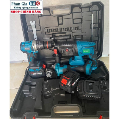 COMBO 3 MÁY KHOAN, CĂT ,KHOAN 13 LI ĐA NĂNG CHUYÊN DỤNG CHÂN PIN PHỔ THÔNG PIN 15CELL SIÊU KHỎE, SIÊU BỀN.