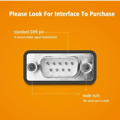 Ugreen UG30769US229TK 1.5M màu Đen Cáp chuyển đổi USB 2.0 sang 2 đầu COM cao cấp - HÀNG CHÍNH HÃNG