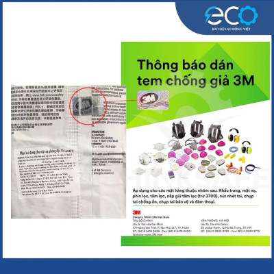 Mặt nạ phòng độc 3M 6100/6200 chính hãng | chống hơi độc, phun sơn, xịt thuốc (Chưa Kèm Phin)