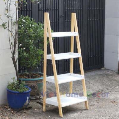 Kệ Hình Thang 4 Tầng CANA Gỗ Cao Cấp 9189 - Thương hiệu Viet Home Decor