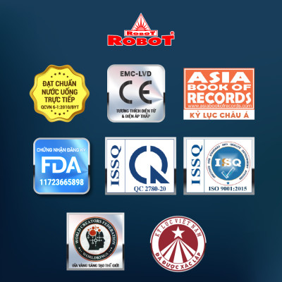 Máy Lọc Nước R.O Hydrogen Kiềm Nóng Thông Ninh ROBOT HydroMegaPlus-9 - Hàng Chính Hãng