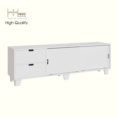 HAPPY FURNITURE , ALVA - Kệ TV 2 ngăn kéo 2 cửa lùa, KTV_065 , 180cm x 40cm x 56cm DxRxC