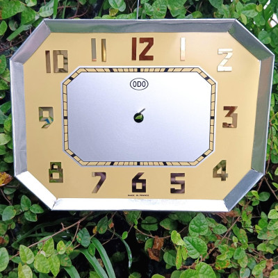 Mặt số nhôm đồng hồ Odo, mặt bát giác ngang Kankoo Clock phiên bản mới nhôm dày 5 dem- Có bán kèm viền