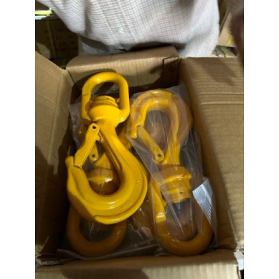 Móc Cẩu Xoay 360 Chống Xoắn Cáp - Móc Treo Palăng Có Vòng Bi, Chốt An Toàn Chịu Tải 1 Tấn - 5 Tấn