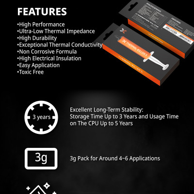 Keo Tản Nhiệt Hiệu Năng Cao - XIGMATEK THERMAL-KILLER S (EN48205) - Hàng Chính Hãng