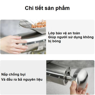 Máy ép dầu thực vật Nóng và Lạnh thương hiệu Anh Quốc AOSIDA WF-J118 - Hàng nhập khẩu