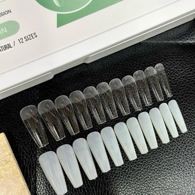 Móng Vinimay Soft Gel Hộp 552 Móng Cao Cấp Làm Nail Đủ 12 Size 7 Form Thông Dụng, Siêu Dẻo Dài Ngắn Tiện Lợi Nữ Women