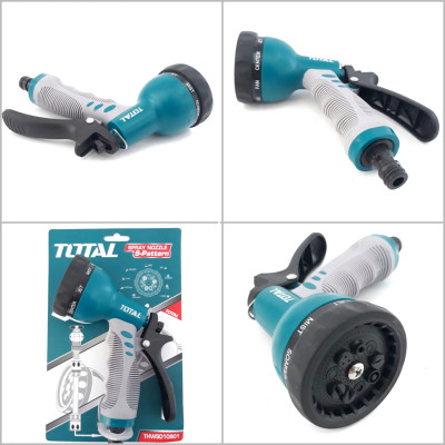 Đầu phun nước máy xịt rửa 3/4" chuyên dụng TOTAL THWS010901 - Rửa xe, tưới cây, nhiều chế độ rửa tiện lợi, bền bỉ, tay cằm chắc chắn