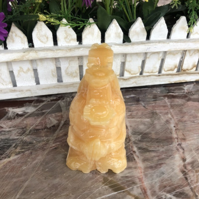 Tượng Long Quy - Rùa đầu Rồng phong thủy đá ngọc hoàng long đặt bàn thờ, bàn làm việc - Dài 10 cm