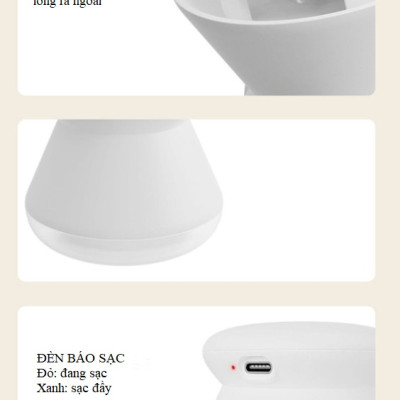 Máy cắt lông xù quần áo Sothing DSHJ-S-2002  có đèn LED, lưỡi thép không gỉ, 6 lưỡi cắt sắc bén- Hàng Chính Hãng