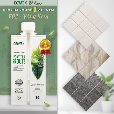 Combo 6 Chai Keo Chà Ron 2 Thành Phần - Keo Chít Mạch Chống Thấm, Không Chứa Chất Gây Ung Thư