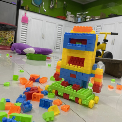 Bộ Đồ Chơi Lắp Ráp 265 Mảnh Ghép Sáng Tạo Cho Bé