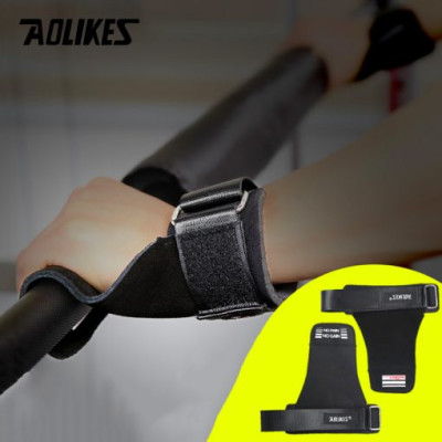 Găng tay tập gym AOLIKES 7639 hở mu bảo vệ lòng bàn tay sport wrist band