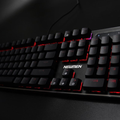 Bàn phím co Newmen có dây GM310 Black _ Hàng chính hãng