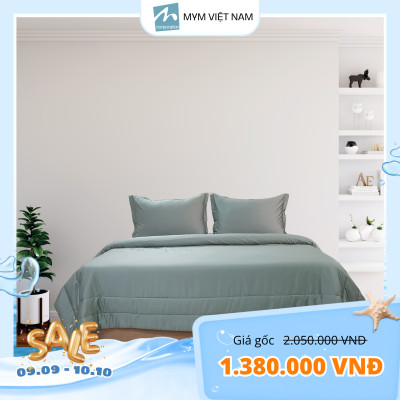 Chăn Chần Gòn Lụa Tencel Cao Cấp Size Từ 1m8x2m Đến 2mx2m2 MYM Màu Trơn Bốn Mùa Thoáng Mát